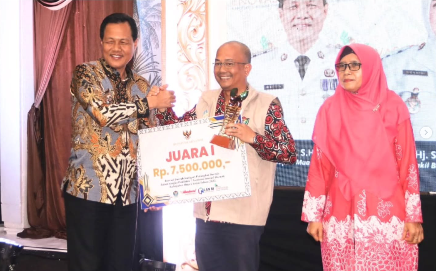 SINDERELA Sabet Juara 1 Inovasi Digital, Bupati H. Edison Mendorong Keberlanjutan: "Jangan Berhenti di Sini, Terus Kembangkan!"